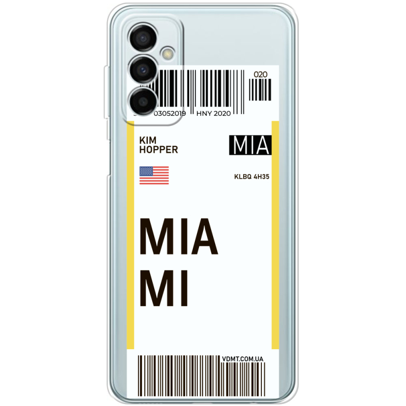 Прозрачный чехол BoxFace Samsung Galaxy M23 5G (M236)  Ticket Miami