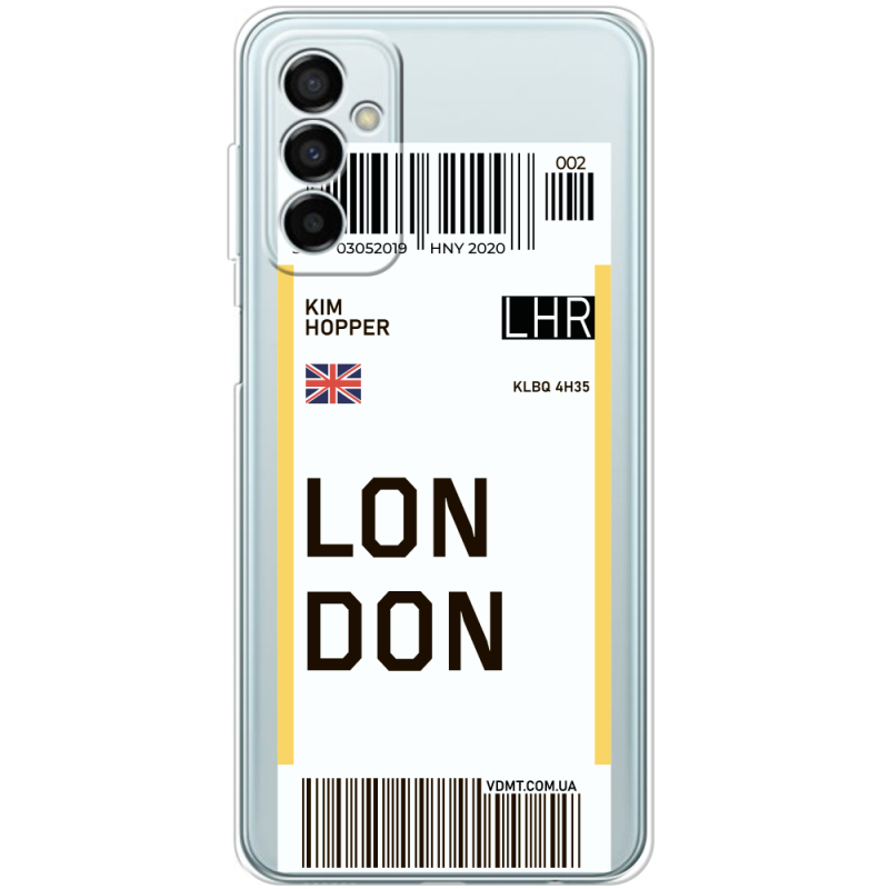 Прозрачный чехол BoxFace Samsung Galaxy M23 5G (M236)  Ticket London