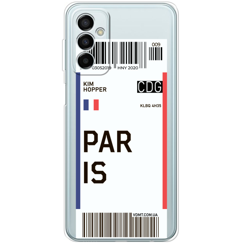 Прозрачный чехол BoxFace Samsung Galaxy M23 5G (M236)  Ticket Paris