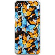 Прозрачный чехол BoxFace Samsung Galaxy M23 5G (M236)  Butterfly Morpho