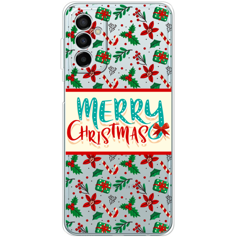 Прозрачный чехол BoxFace Samsung Galaxy M23 5G (M236)  Vintage Christmas Pattern