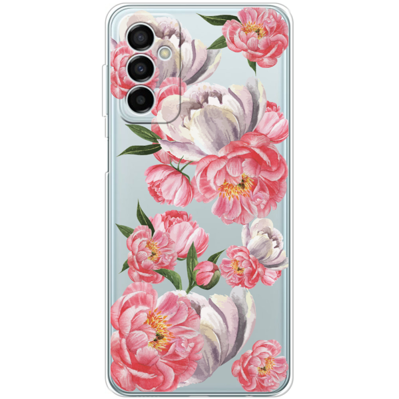 Прозрачный чехол BoxFace Samsung Galaxy M23 5G (M236)  Peony Watercolor Style