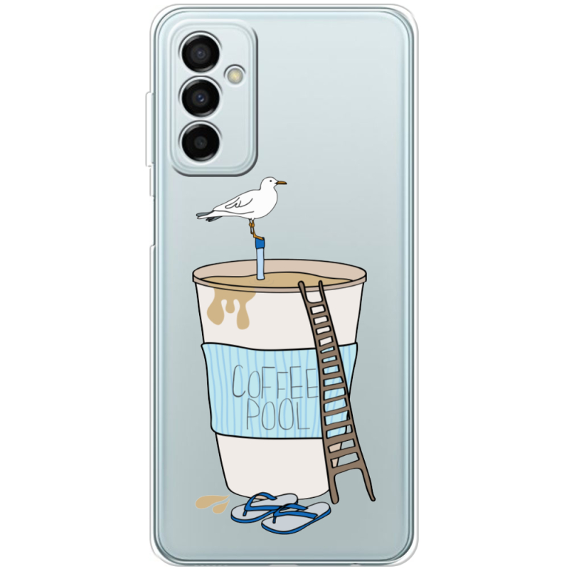 Прозрачный чехол BoxFace Samsung Galaxy M23 5G (M236)  Segull in Cofee Pool