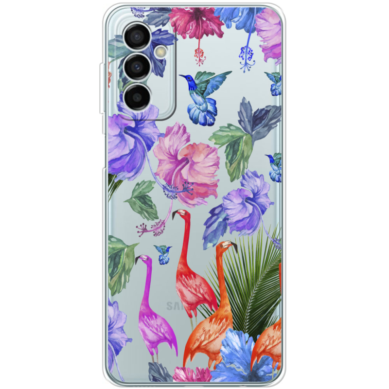 Прозрачный чехол BoxFace Samsung Galaxy M23 5G (M236)  Flamingo