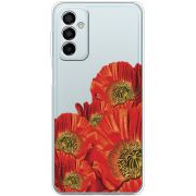 Прозрачный чехол BoxFace Samsung Galaxy M23 5G (M236)  Red Poppies