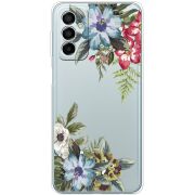 Прозрачный чехол BoxFace Samsung Galaxy M23 5G (M236)  Floral
