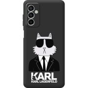 Черный чехол BoxFace Samsung Galaxy M23 5G (M236) Cat in Black