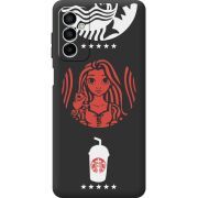 Черный чехол BoxFace Samsung Galaxy M23 5G (M236) RedWhite Coffee