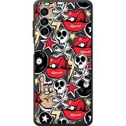 Черный чехол BoxFace Samsung Galaxy M23 5G (M236) Rock Graffiti