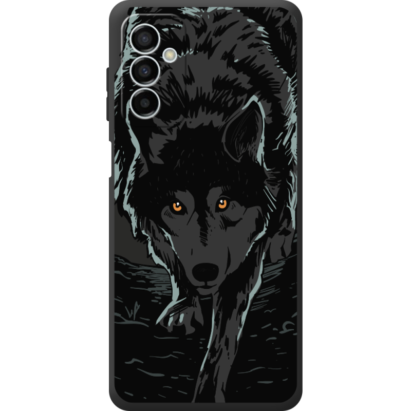 Черный чехол BoxFace Samsung Galaxy M23 5G (M236) Wolf