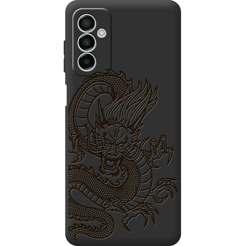 Черный чехол BoxFace Samsung Galaxy M23 5G (M236) Chinese Dragon