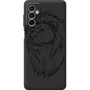 Черный чехол BoxFace Samsung Galaxy M23 5G (M236) Lion