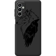 Черный чехол BoxFace Samsung Galaxy M23 5G (M236) Wolf and Raven