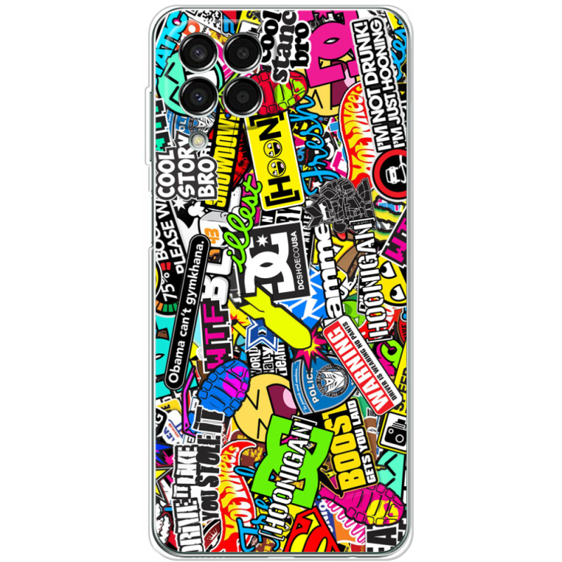 Чехол BoxFace Samsung Galaxy M33 5G (M336)  Multicolored Inscriptions