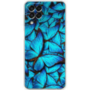 Чехол BoxFace Samsung Galaxy M33 5G (M336)  лазурные бабочки