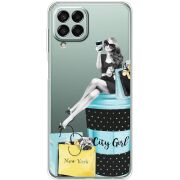 Прозрачный чехол BoxFace Samsung Galaxy M33 5G (M336)  City Girl