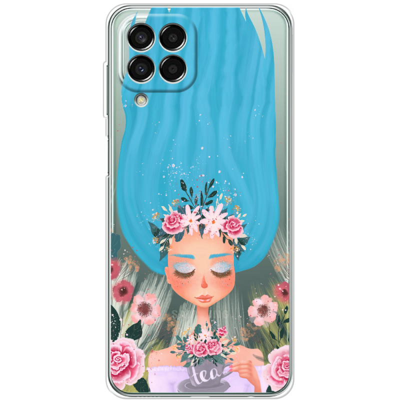 Прозрачный чехол BoxFace Samsung Galaxy M33 5G (M336)  Blue Hair