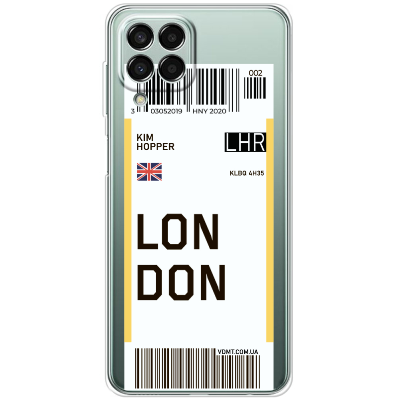 Прозрачный чехол BoxFace Samsung Galaxy M33 5G (M336)  Ticket London