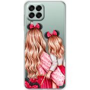 Прозрачный чехол BoxFace Samsung Galaxy M33 5G (M336)  Mouse Girls