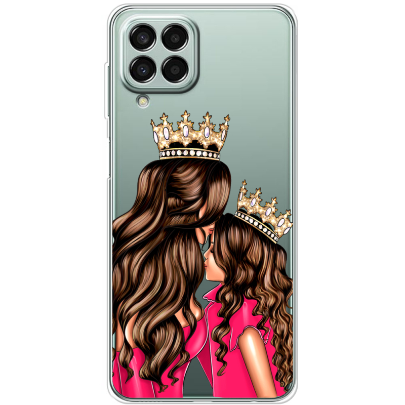 Прозрачный чехол BoxFace Samsung Galaxy M33 5G (M336)  Queen and Princess