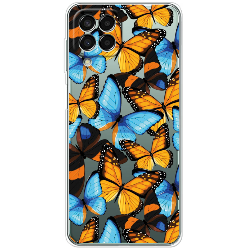 Прозрачный чехол BoxFace Samsung Galaxy M33 5G (M336)  Butterfly Morpho