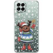 Прозрачный чехол BoxFace Samsung Galaxy M33 5G (M336)  Christmas Deer with Snow