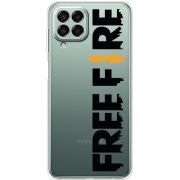 Прозрачный чехол BoxFace Samsung Galaxy M33 5G (M336)  Free Fire Black Logo