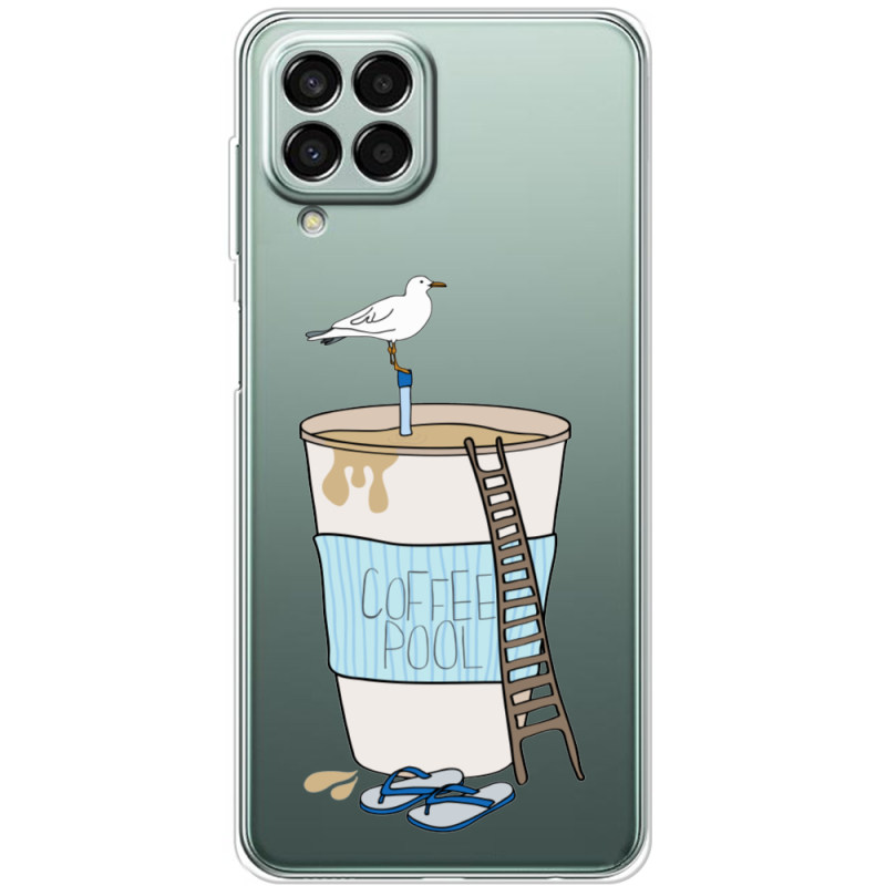 Прозрачный чехол BoxFace Samsung Galaxy M33 5G (M336)  Segull in Cofee Pool
