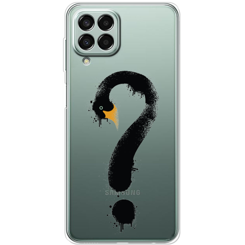 Прозрачный чехол BoxFace Samsung Galaxy M33 5G (M336)  Swan question
