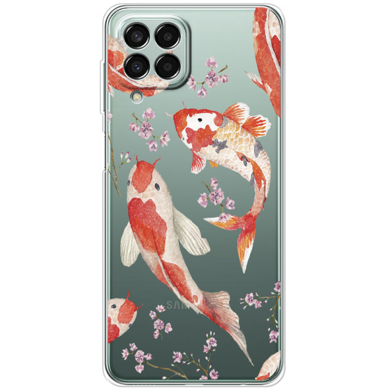 Прозрачный чехол BoxFace Samsung Galaxy M33 5G (M336)  Japanese Koi Fish
