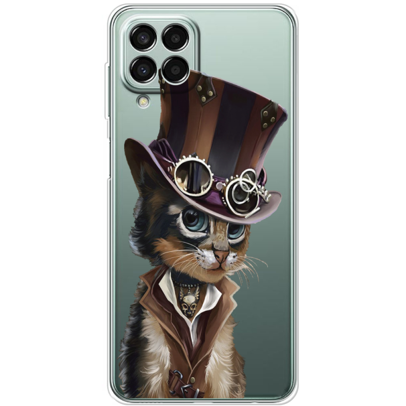 Прозрачный чехол BoxFace Samsung Galaxy M33 5G (M336)  Steampunk Cat