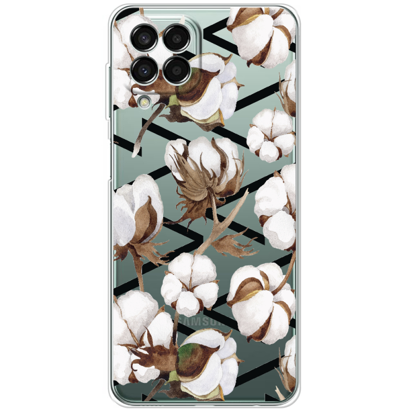 Прозрачный чехол BoxFace Samsung Galaxy M33 5G (M336)  Cotton flowers