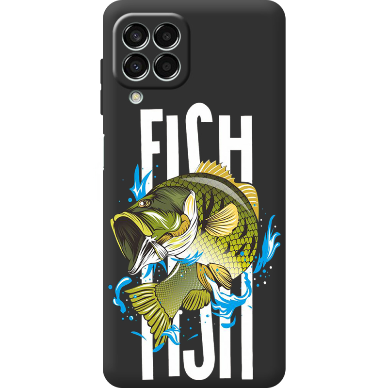 Черный чехол BoxFace Samsung Galaxy M33 5G (M336) Fish