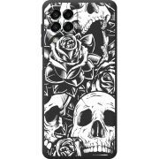 Черный чехол BoxFace Samsung Galaxy M33 5G (M336) Skull and Roses