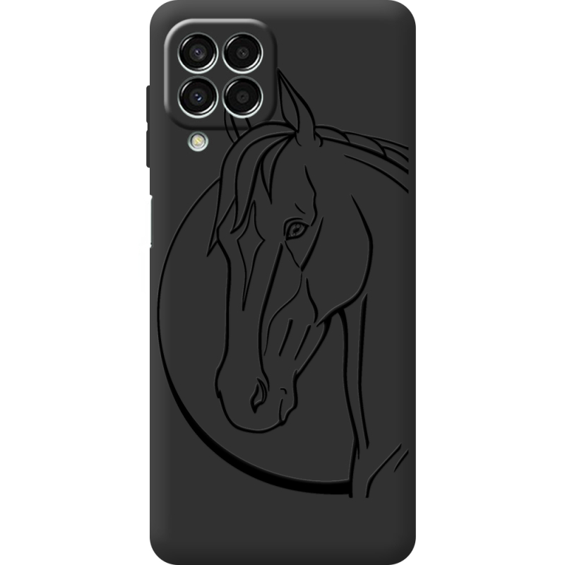 Черный чехол BoxFace Samsung Galaxy M33 5G (M336) Horse