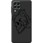 Черный чехол BoxFace Samsung Galaxy M33 5G (M336) Skull and Roses