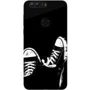 Чехол Uprint Huawei Honor 8 Black Sneakers