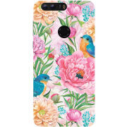 Чехол Uprint Huawei Honor 8 Birds in Flowers