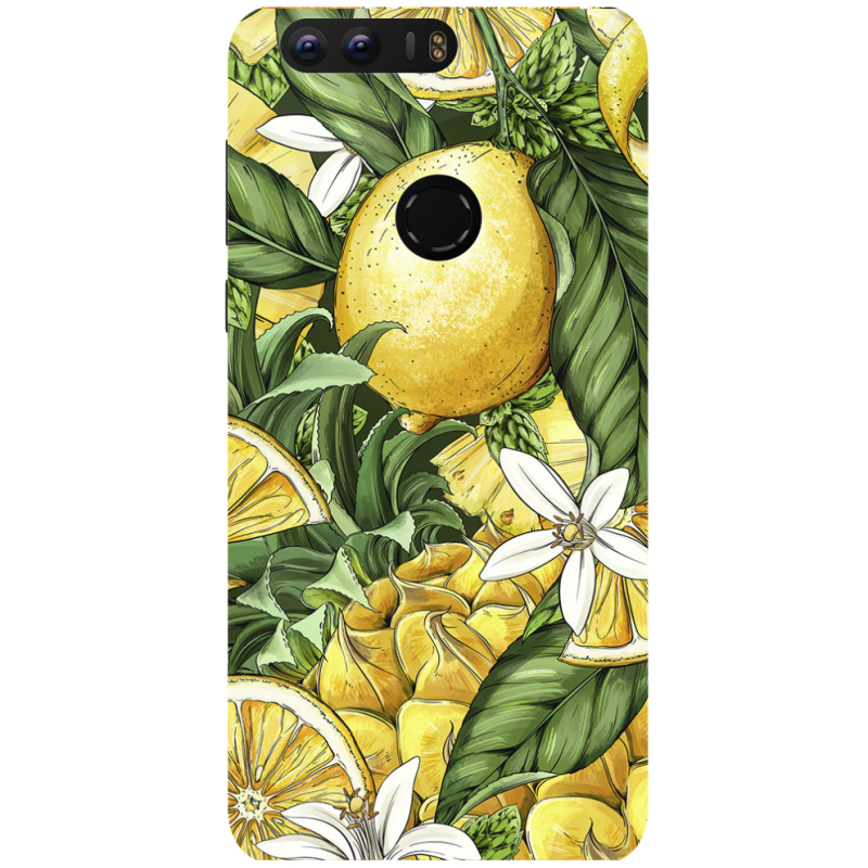 Чехол Uprint Huawei Honor 8 Lemon Pattern