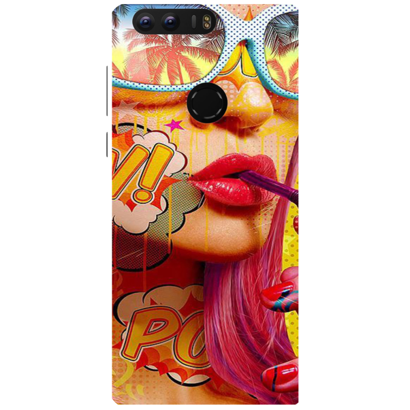 Чехол Uprint Huawei Honor 8 Yellow Girl Pop Art