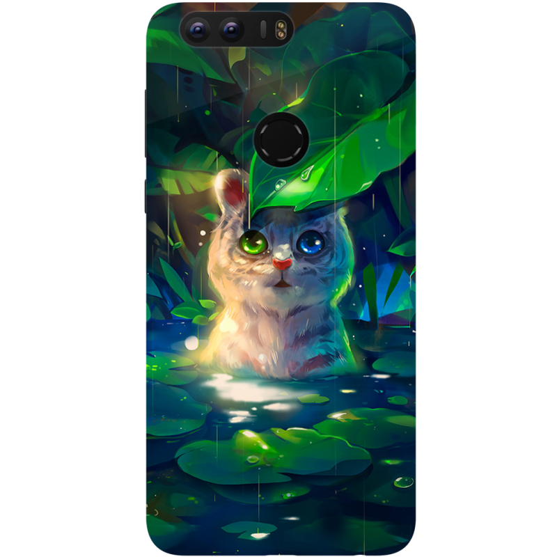 Чехол Uprint Huawei Honor 8 White Tiger Cub