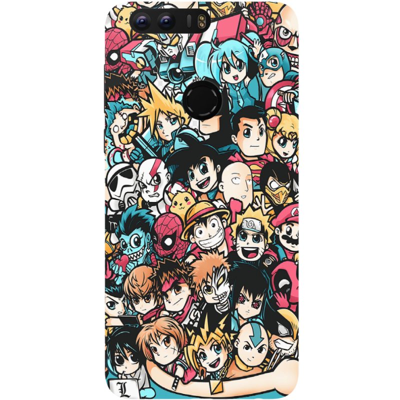 Чехол Uprint Huawei Honor 8 Anime Stickers