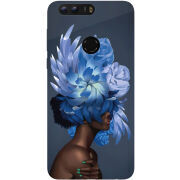 Чехол Uprint Huawei Honor 8 Exquisite Blue Flowers