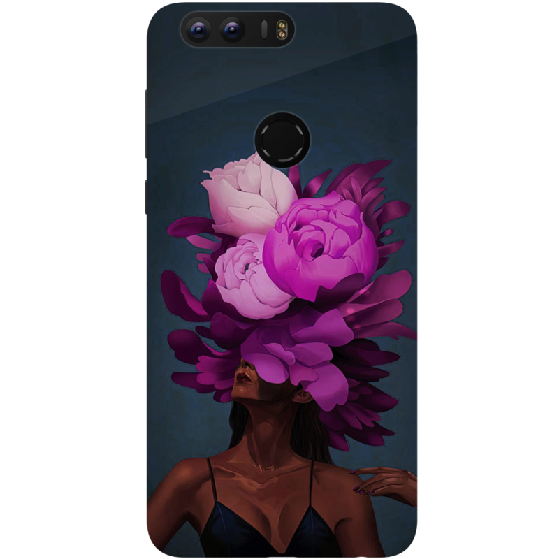 Чехол Uprint Huawei Honor 8 Exquisite Purple Flowers