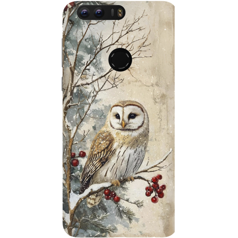 Чехол Uprint Huawei Honor 8 Christmas Owl