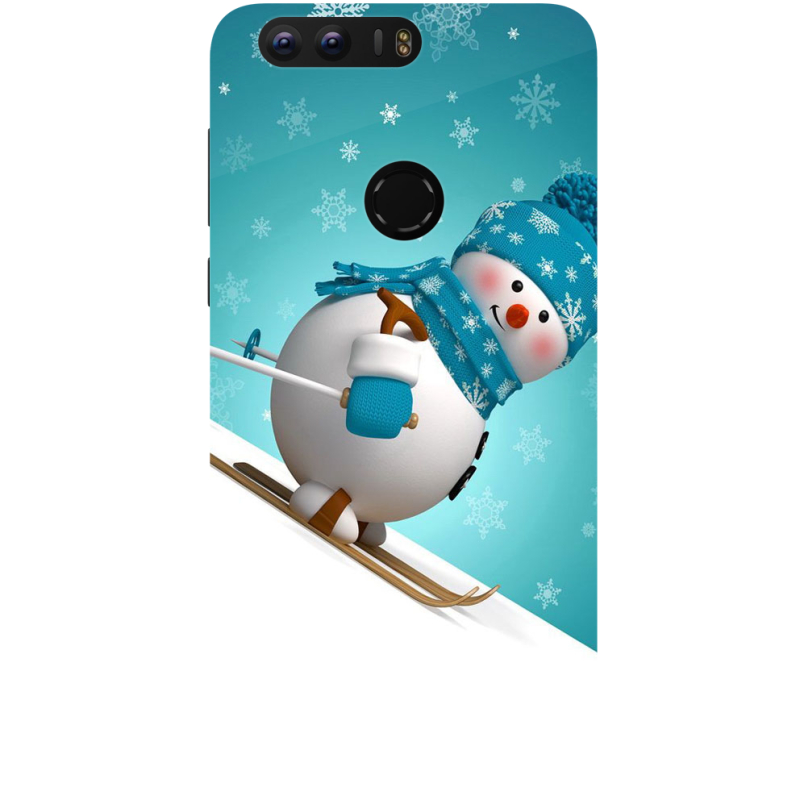 Чехол Uprint Huawei Honor 8 Skier Snowman