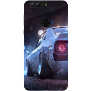 Чехол Uprint Huawei Honor 8 Silver Car