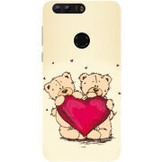 Чехол Uprint Huawei Honor 8 Teddy Bear Love