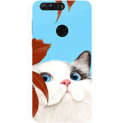 Чехол Uprint Huawei Honor 8 Wondering Cat