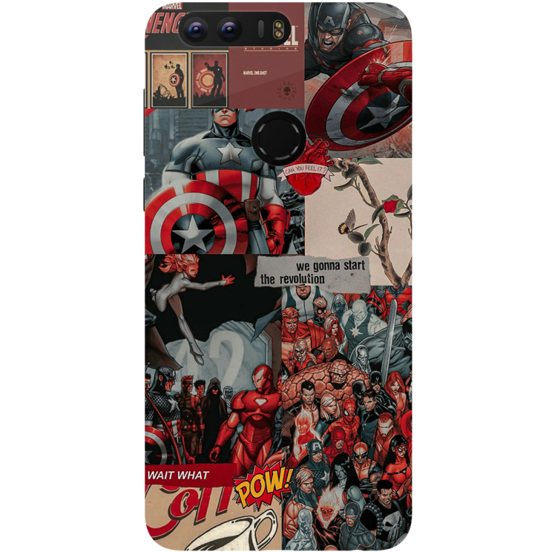 Чехол Uprint Huawei Honor 8 Marvel Avengers